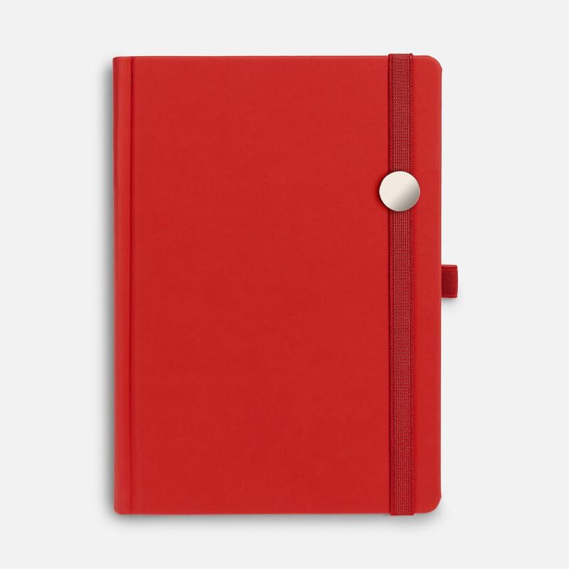 Ежедневник Favor Metal, недатированный, красный арт.17074.50