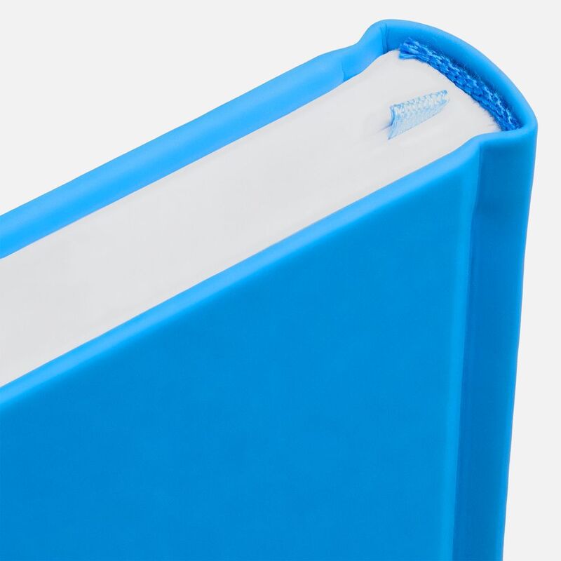 Ежедневник Favor Metal, недатированный, голубой арт.17074.44