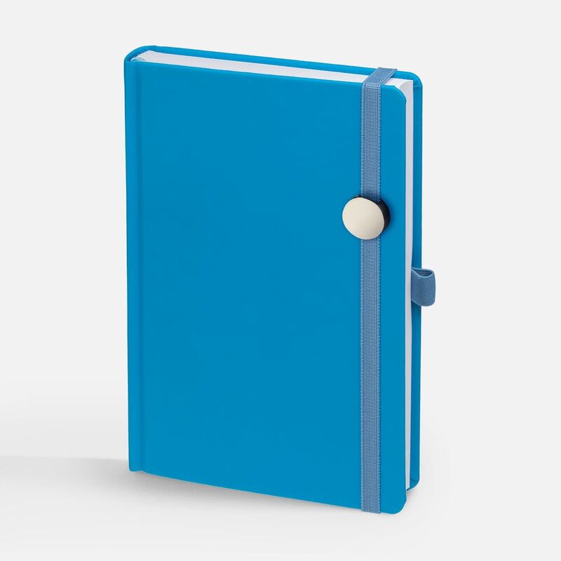 Ежедневник Favor Metal, недатированный, голубой арт.17074.44