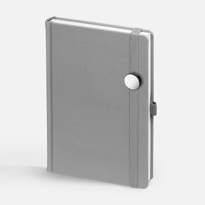 Ежедневник Favor Metal, недатированный, серый арт.17074.10