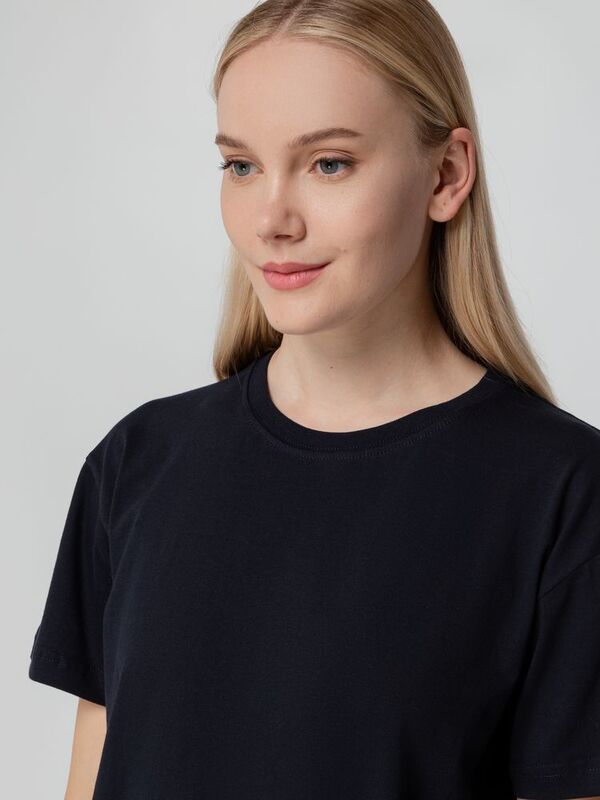 Футболка унисекс T-bolka 140, темно-синяя арт.5190.40