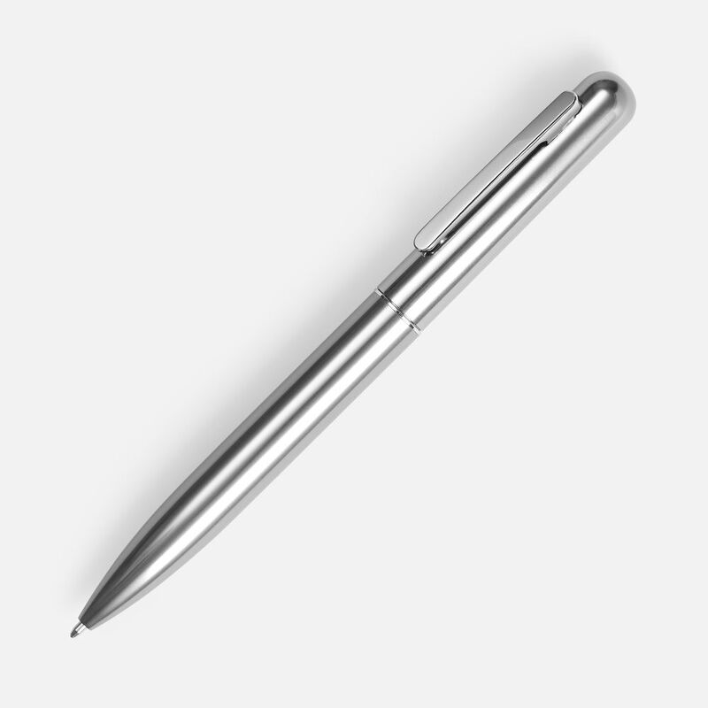 Ручка шариковая Scribo, серо-стальная арт.10571.11