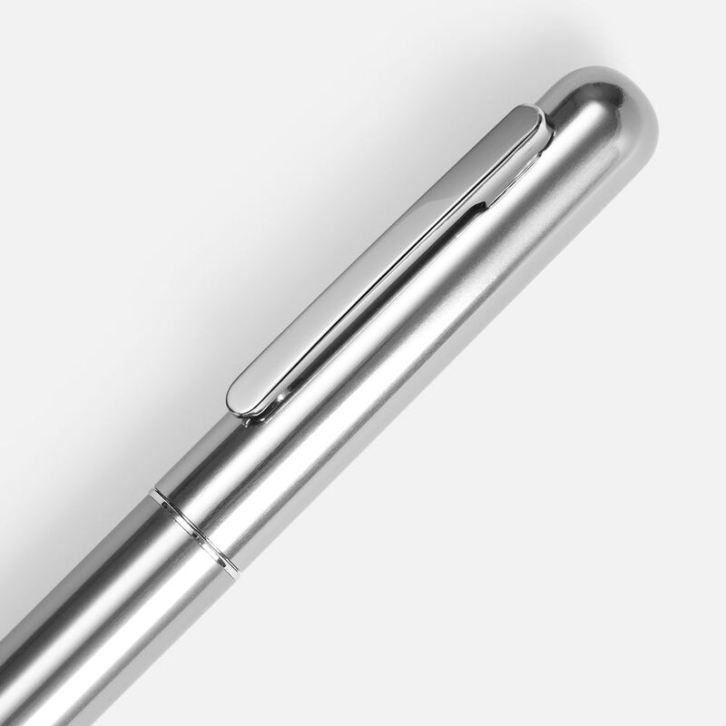 Ручка шариковая Scribo, серо-стальная арт.10571.11