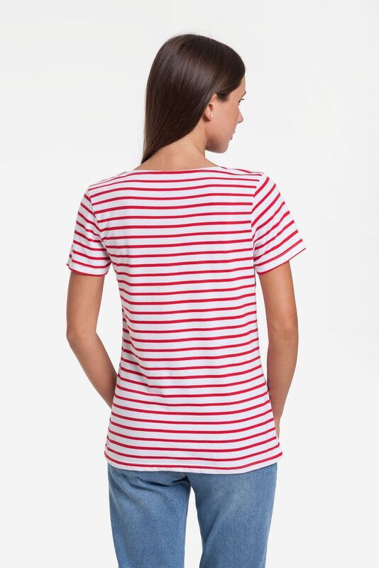 Футболка женская Grand Granat New, белая с красным арт.17344.65