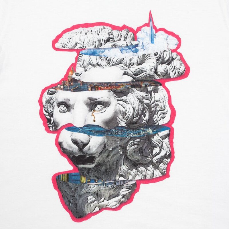 Футболка женская &laquo;Смотри вглубь&raquo;, белая арт.70035.60