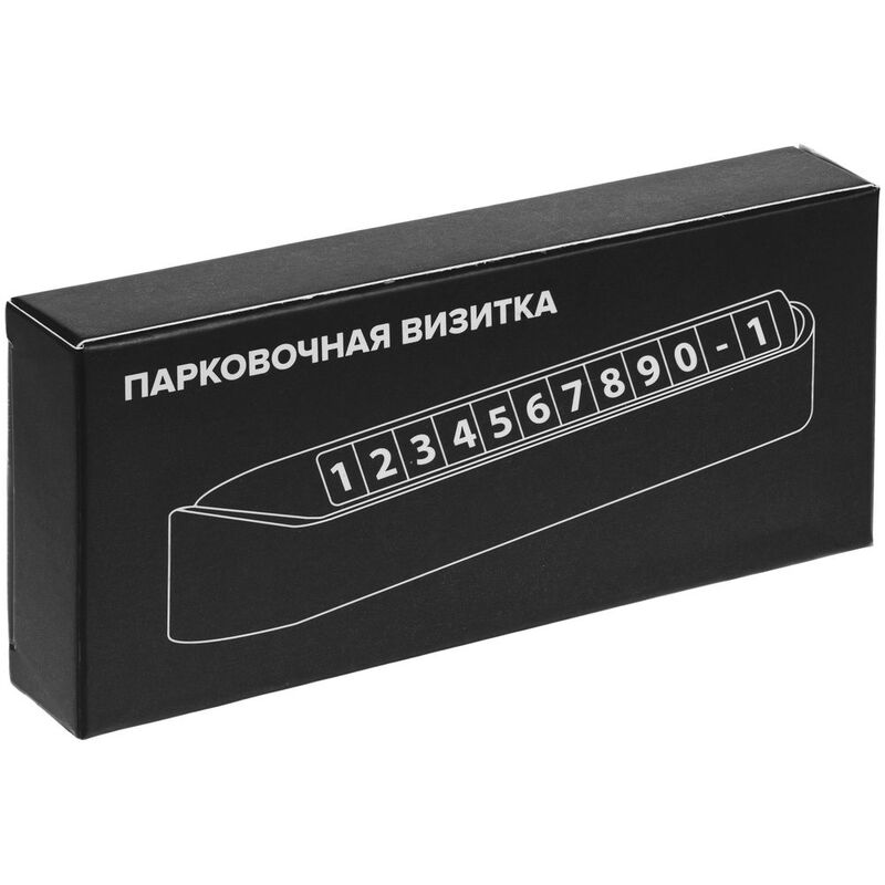 Парковочная визитка Litera, черная арт.12375.30