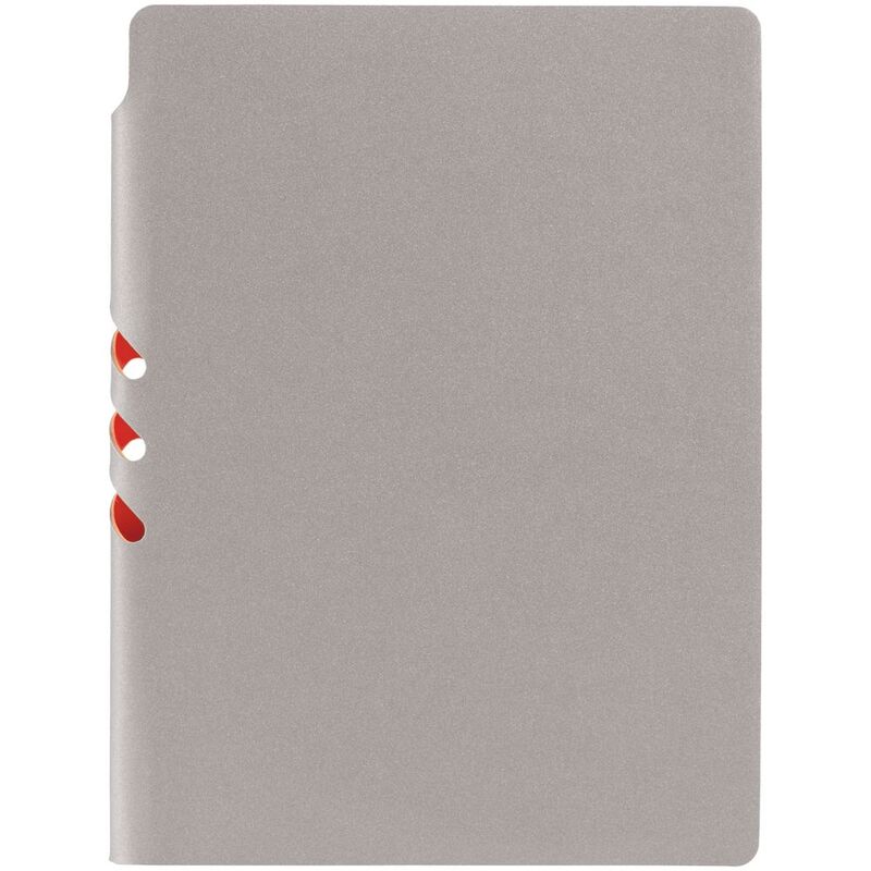 Ежедневник Flexpen, недатированный, серебристо-оранжевый арт.11087.12