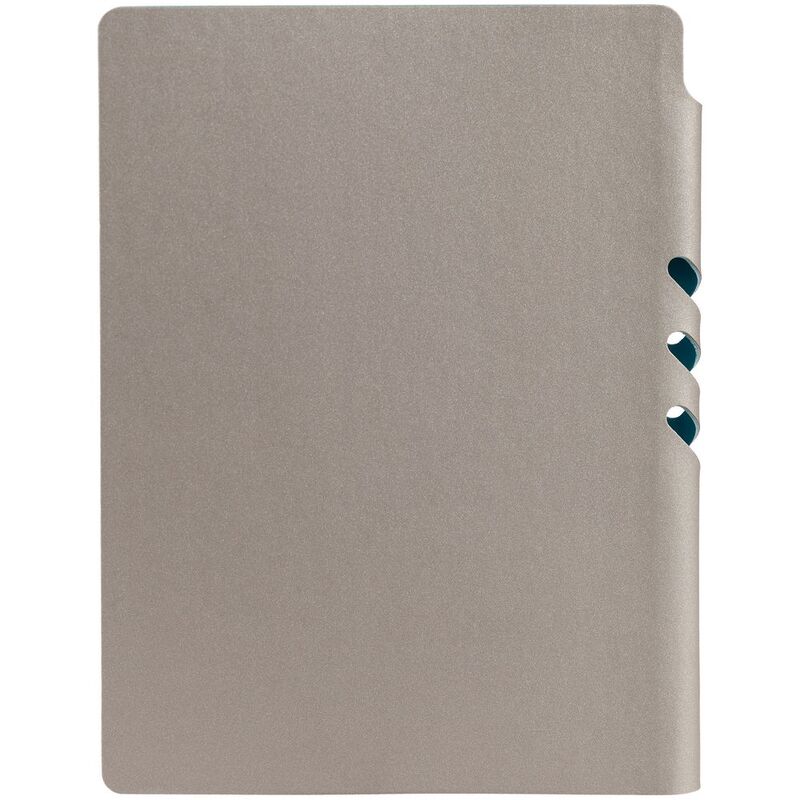 Ежедневник Flexpen, недатированный, серебристо-бирюзовый арт.11087.49