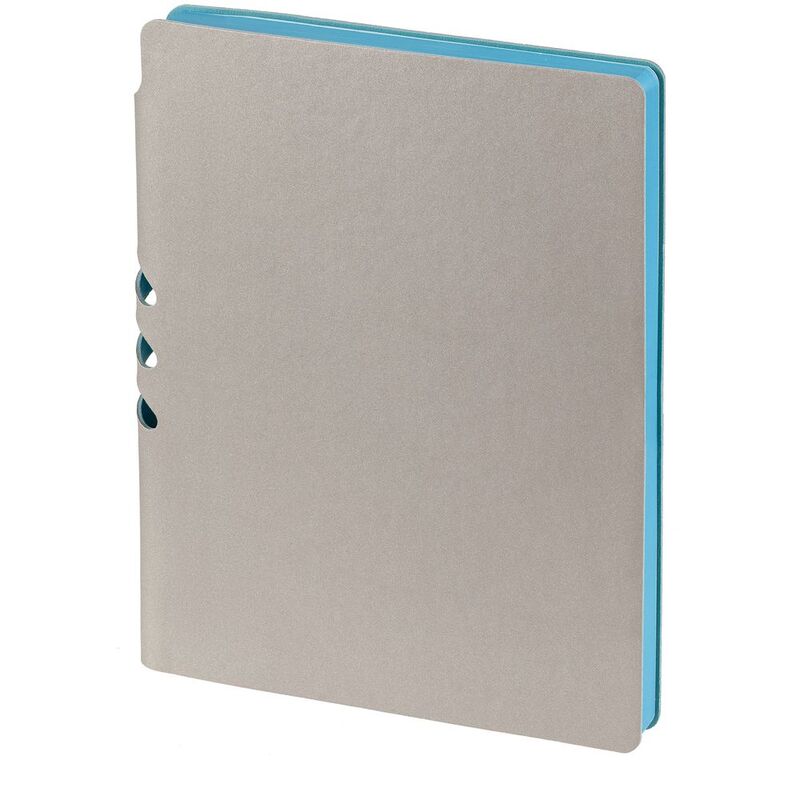 Ежедневник Flexpen, недатированный, серебристо-бирюзовый арт.11087.49