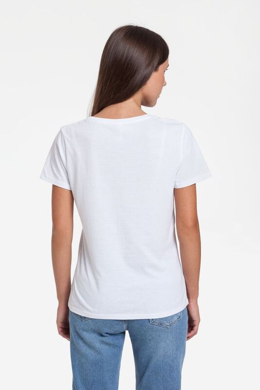 Футболка женская I Don't See You, белая арт.70628.60