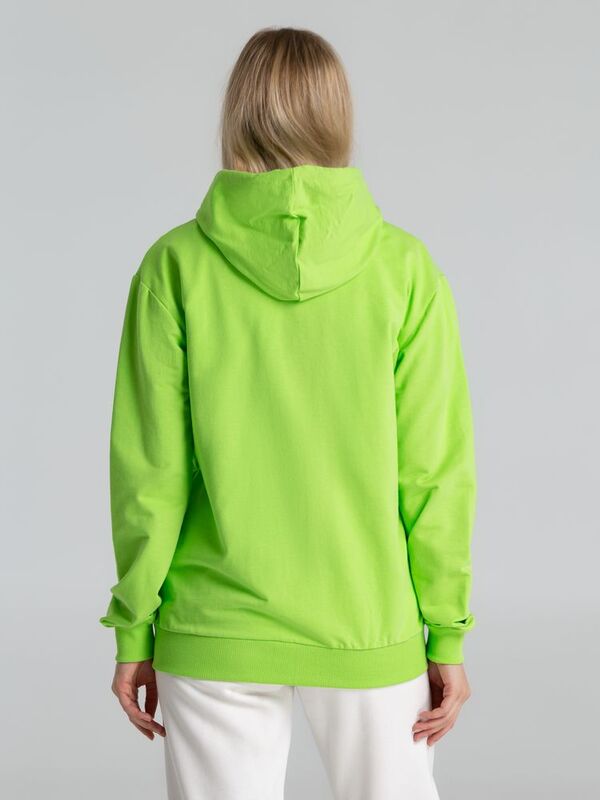 Толстовка на молнии с капюшоном Unit Siverga, зеленое яблоко арт.6895.94