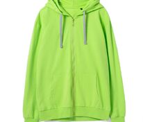 Толстовка на молнии с капюшоном Unit Siverga, зеленое яблоко арт.6895.94