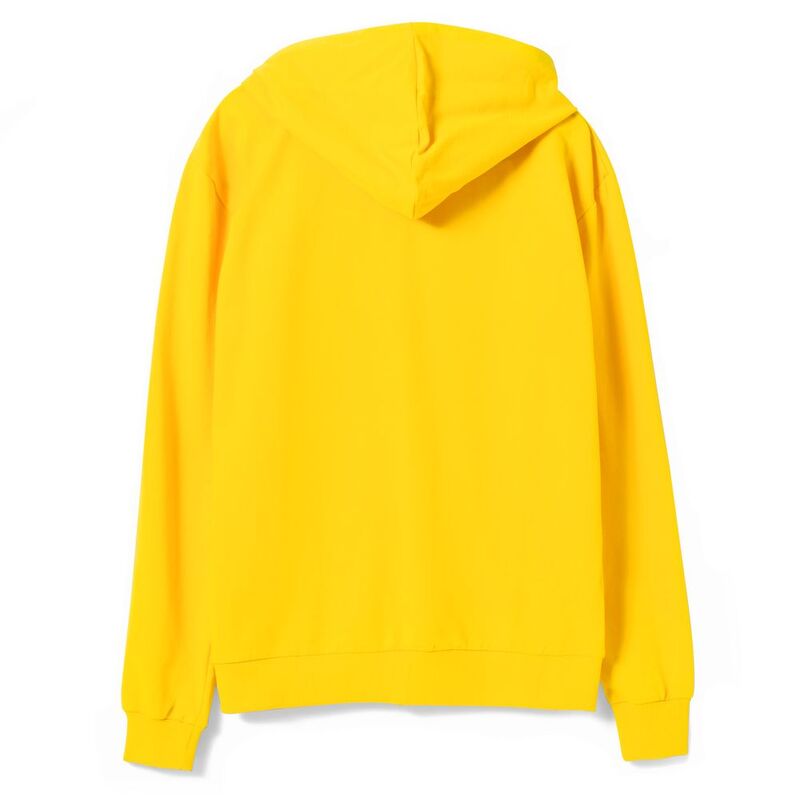Толстовка на молнии с капюшоном Unit Siverga, желтая арт.6895.80