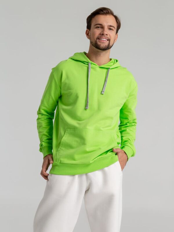 Толстовка с капюшоном Unit Kirenga, зеленое яблоко арт.6894.94