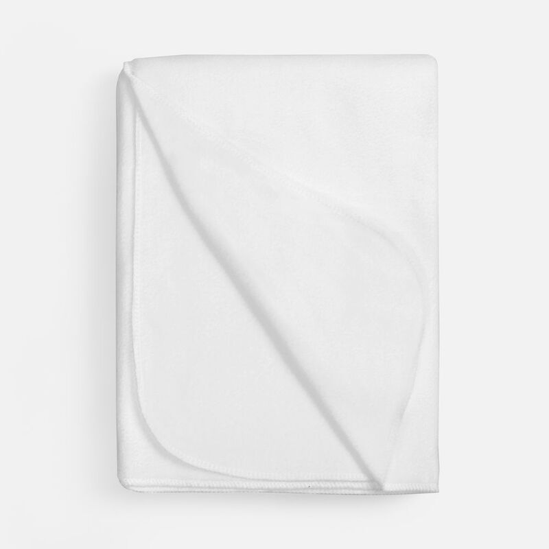 Флисовый плед Warm&Peace, белый арт.7669.60