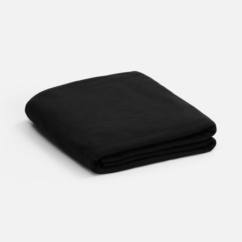 Флисовый плед Warm&Peace, черный арт.7669.30