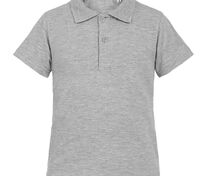 Рубашка поло детская Virma Kids, серый меланж арт.11575.11