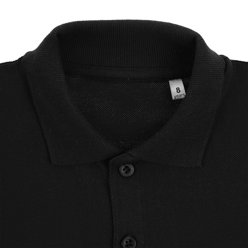 Рубашка поло детская Virma Kids, черная арт.11575.30