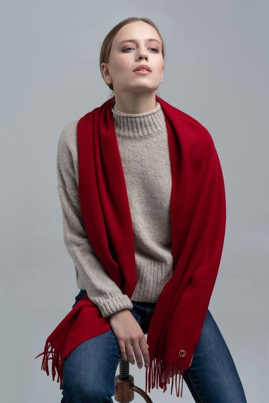 Шарф Graceful, красный арт.15897.53