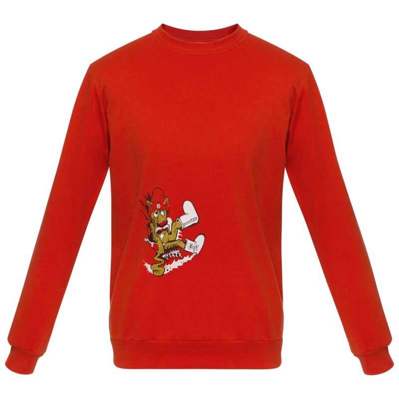 Толстовка &laquo;Ну, накати!&raquo;, красная арт.71916.50