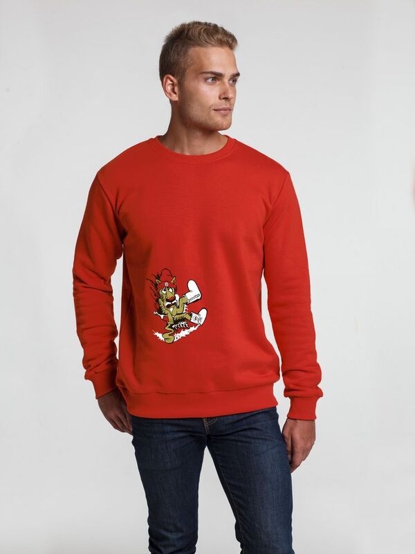 Толстовка &laquo;Ну, накати!&raquo;, красная арт.71916.50