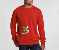 Толстовка &laquo;Ну, накати!&raquo;, красная арт.71916.50