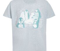 Футболка мужская приталенная Ping Win, голубой меланж арт.71917.14