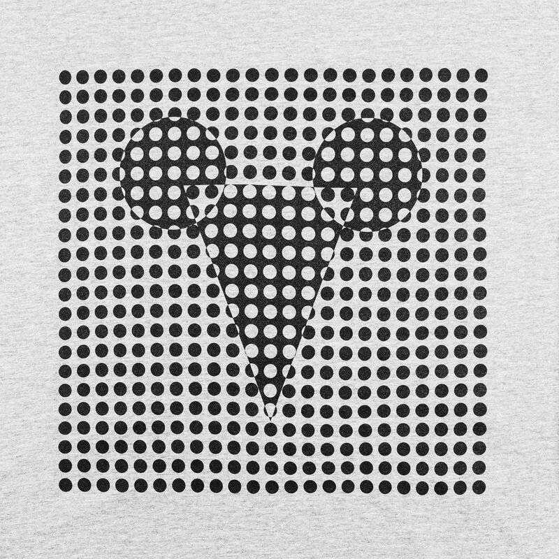 Футболка женская Optical Mouse, серый меланж арт.71930.11