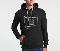 Толстовка &laquo;Тварь я дрожащая...&raquo;, черная арт.71935.30