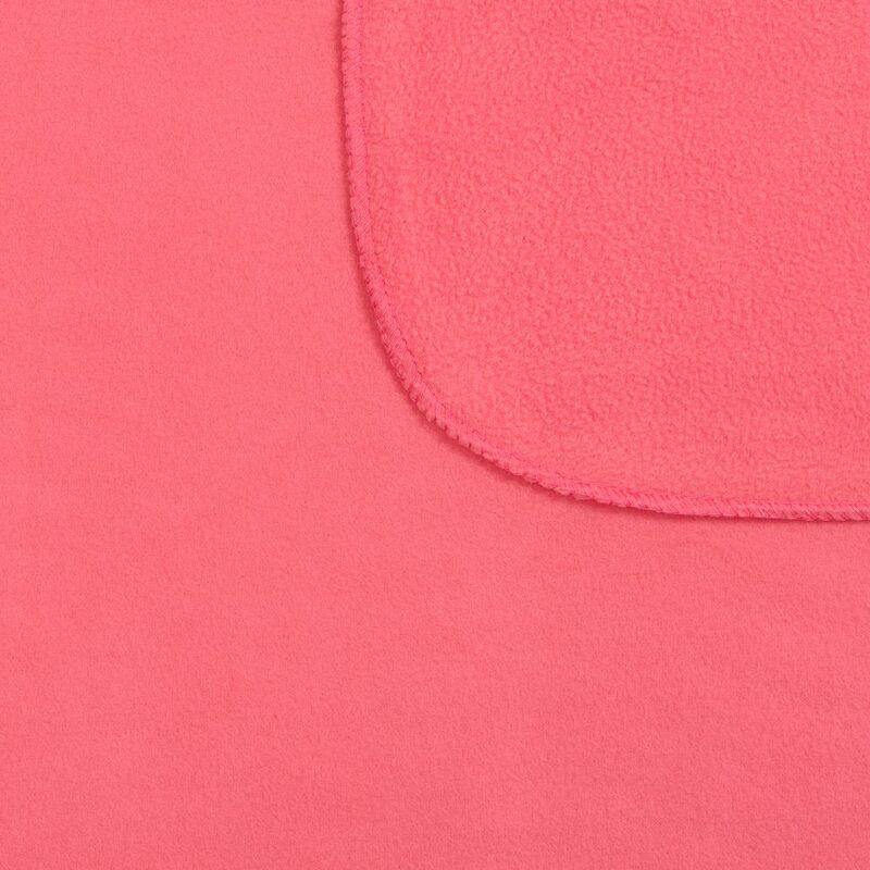 Флисовый плед Warm&Peace, розовый (коралловый) арт.7669.21