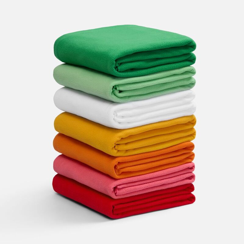 Флисовый плед Warm&Peace, розовый (коралловый) арт.7669.21