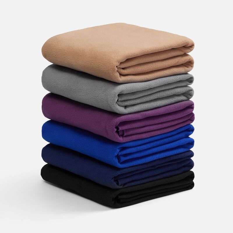 Флисовый плед Warm&Peace, фиолетовый арт.7669.78