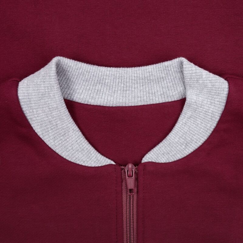 Бомбер College, бордовый арт.11577.55