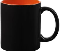 Кружка-хамелеон On Display, матовая, черная с оранжевым арт.10869.20