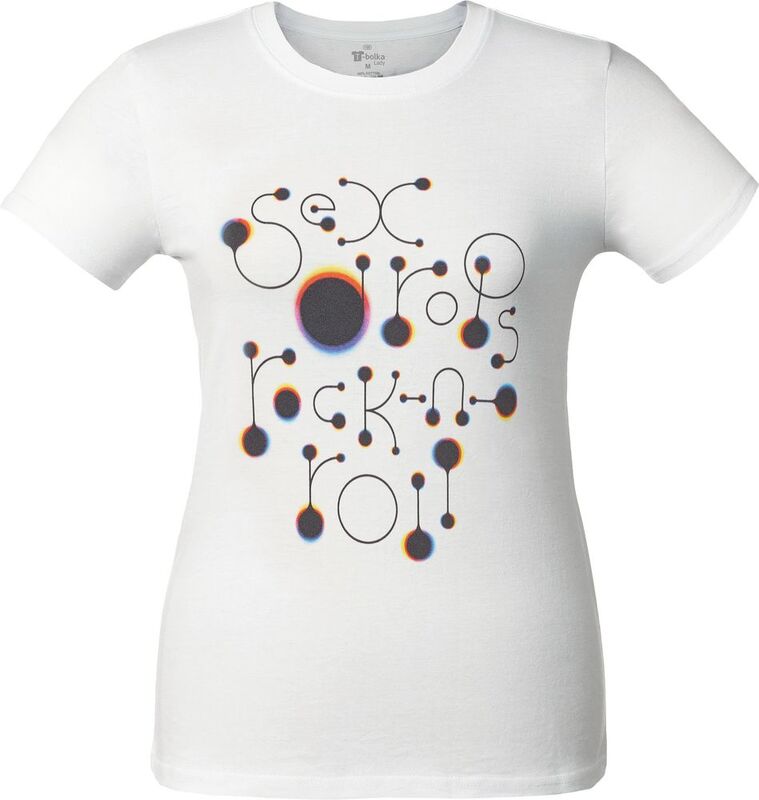 Футболка женская No Drugs, белая арт.70319.60