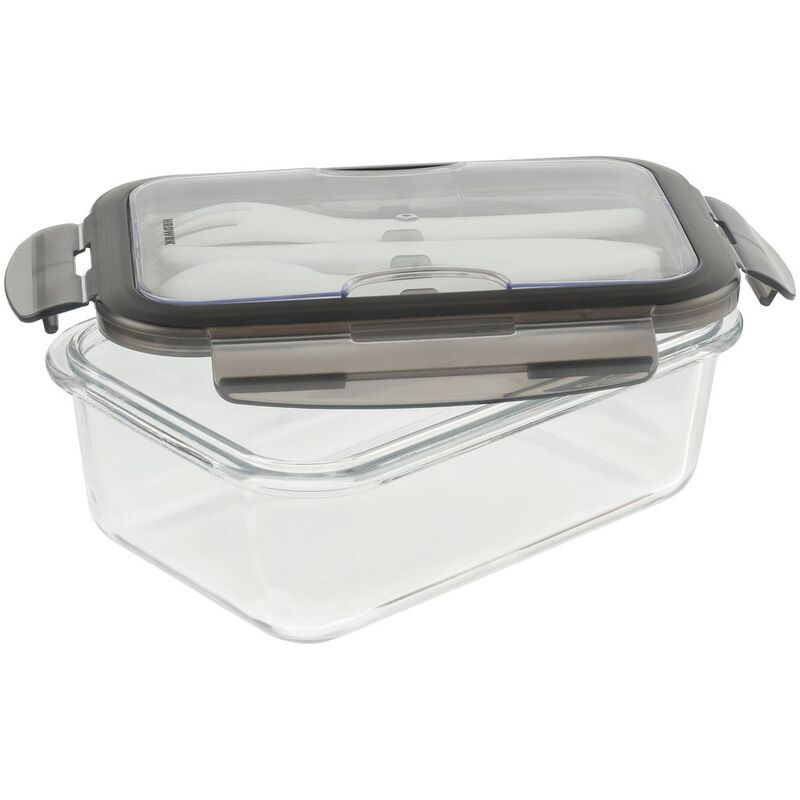 Ланчбокс Hard Work, серый арт.10872.10