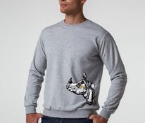 Толстовка NosoRock, серый меланж арт.70326.11