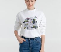 Толстовка &laquo;Соберись&raquo;, белая арт.70555.60