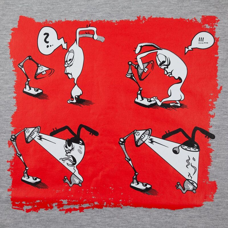 Толстовка &laquo;Ногиотушей&raquo;, серый меланж арт.70583.11