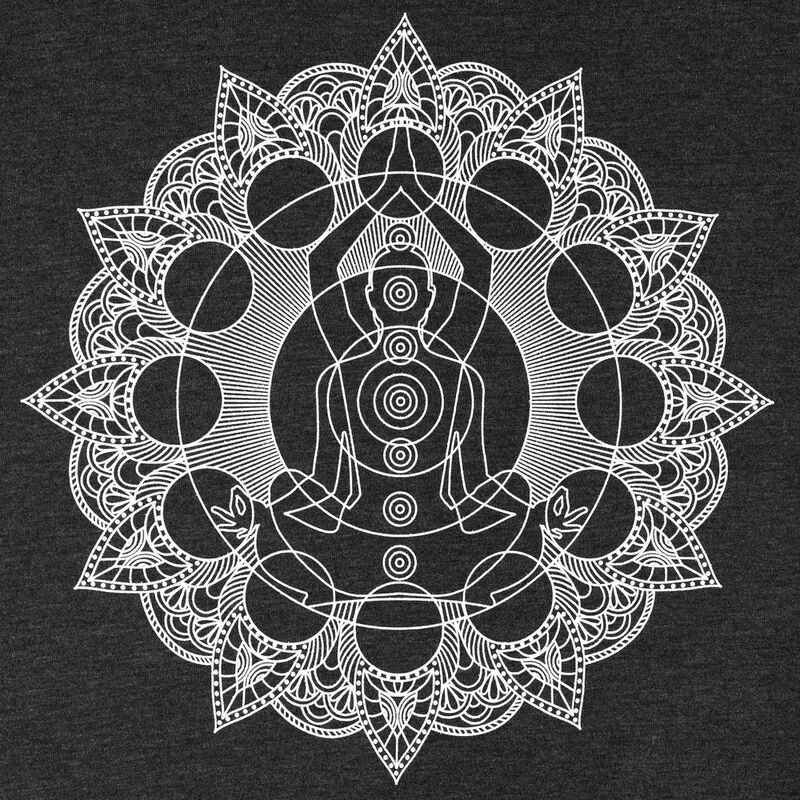 Футболка женская Chakraday, черный меланж арт.70412.12