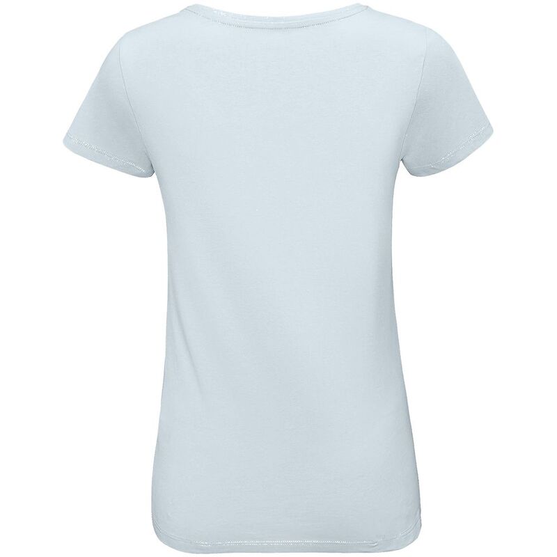 Футболка женская &laquo;Женщина хорошеет&raquo;, голубая арт.70443.14