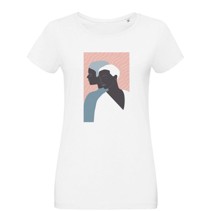 Футболка женская &laquo;Пара&raquo;, белая арт.70469.60