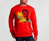 Толстовка &laquo;Цитаты. Довлатов. Вранье&raquo;, красная арт.70522.50