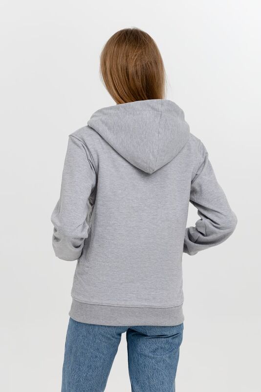 Толстовка на молнии Kulonga Sherpa, серый меланж арт.11464.10