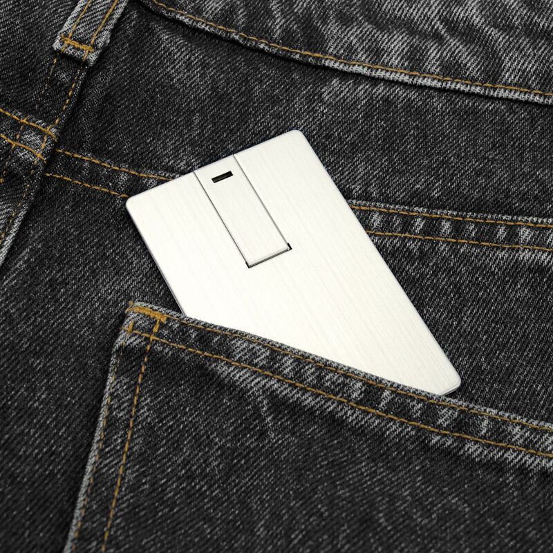 Флешка Platinum Card, 32 Гб, серебристая арт.3422.02