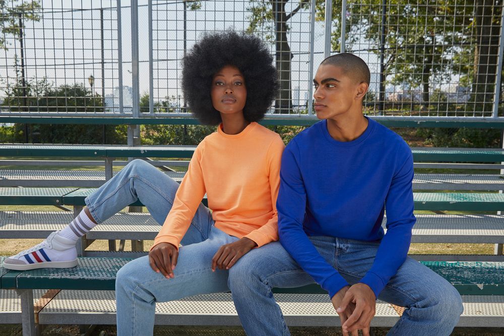 Свитшот женский Set In, фиолетовый меланж арт.WW02W616