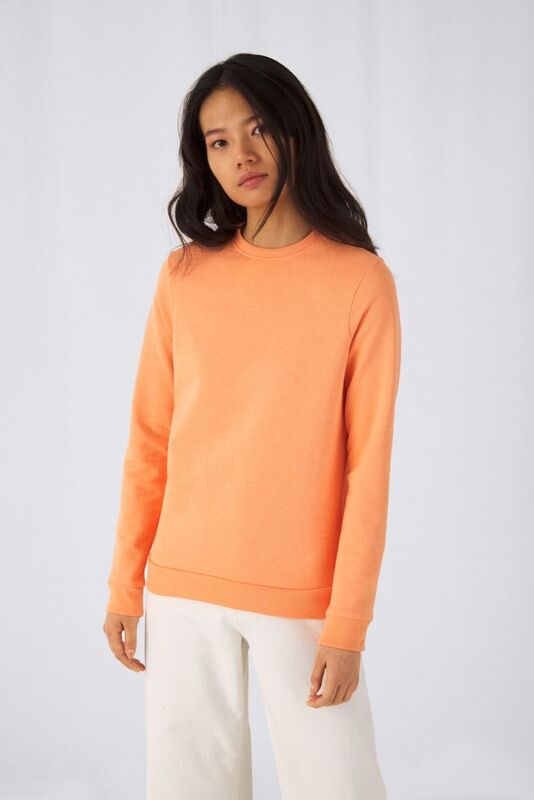 Свитшот женский Set In, темно-зеленый меланж арт.WW02W618