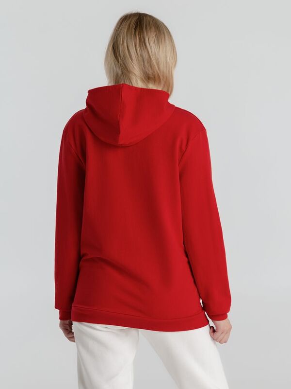 Толстовка с капюшоном унисекс Hoodie, красная арт.WU03W004
