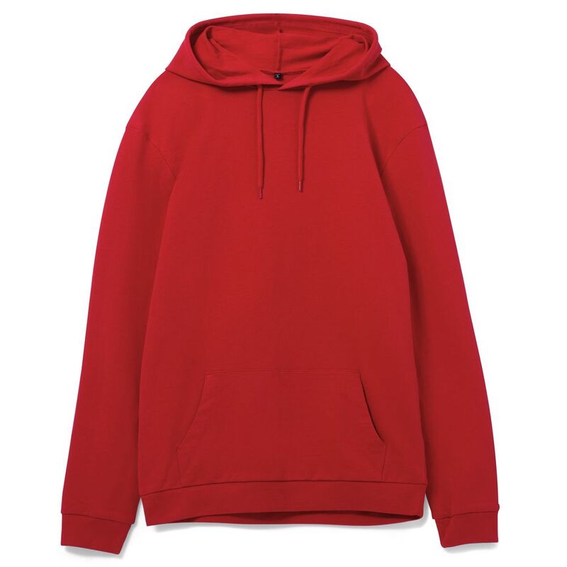 Толстовка с капюшоном унисекс Hoodie, красная арт.WU03W004