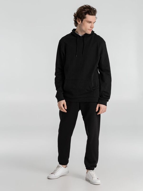 Толстовка с капюшоном унисекс Hoodie, черная арт.WU03W005